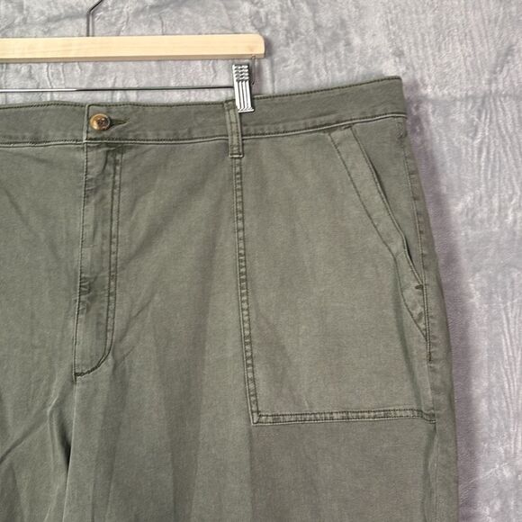 Old Navy Green Cropped Ankle Utility Pants Size 26 - Picture 3 of 12